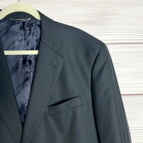 Brooks Brothers 1818 Loro Piana Blazer Navy Blue Signature Gold Button 48R USA - Picture 6 of 16